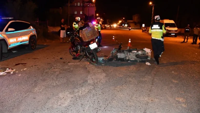 motosiklet çarpışması
